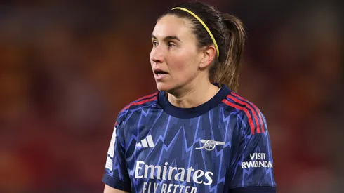 Craque do Arsenal comenta sobre a força do Corinthians e projeta a final do Mundial Feminino – Foto: Jasper Wax/Getty Images