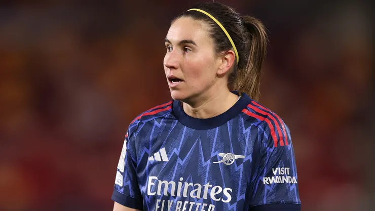Craque do Arsenal comenta sobre a força do Corinthians e projeta a final do Mundial Feminino - Foto: Jasper Wax/Getty Images