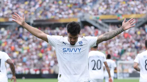 Marcos Leonardo comemora gol pelo Al-Hilal (Megan Briggs/Getty Images)