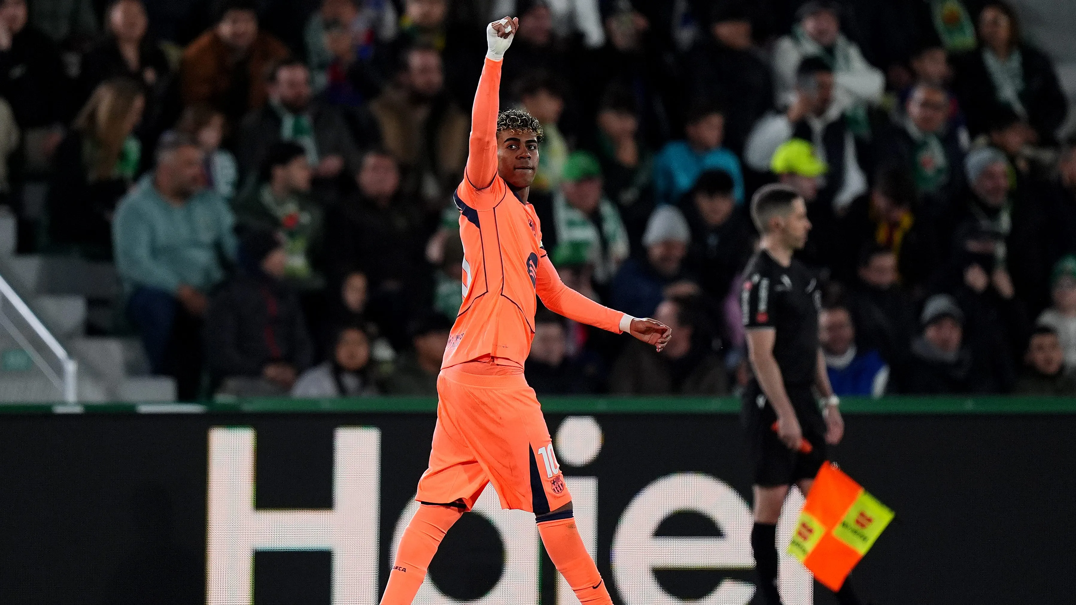 Barcelona vence com gol de Lamine Yamal. Foto: Angel Martinez/Getty Images