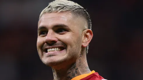 Icardi, do Galatasaray, é descartado pelo Fluminense devido ao seu alto salário na Europa. (Foto: Ahmad Mora/Getty Images)