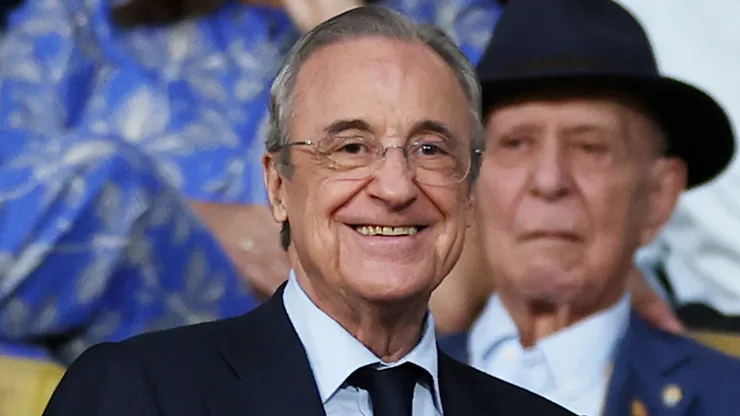 Florentino Pérez, presidente do Real Madrid. Foto: Florencia Tan Jun/Getty Images