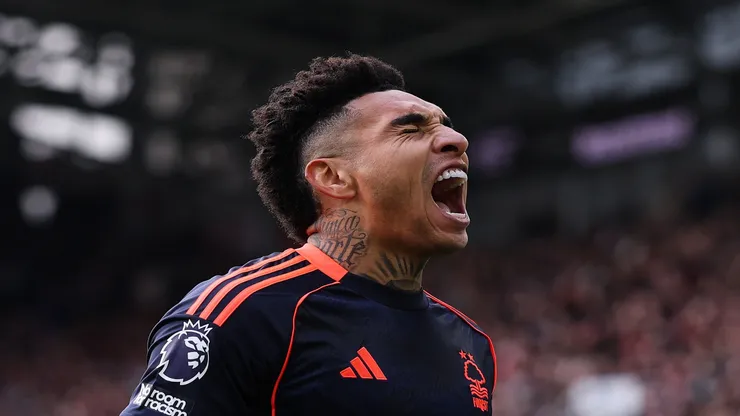 Igor Jesus comemora gol pelo Nottingham Forest - Ryan Pierse/Getty Images