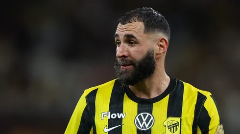 Benzema abre as portas para jogar no Al-Hilal. Foto: Bakhsh/Getty Images