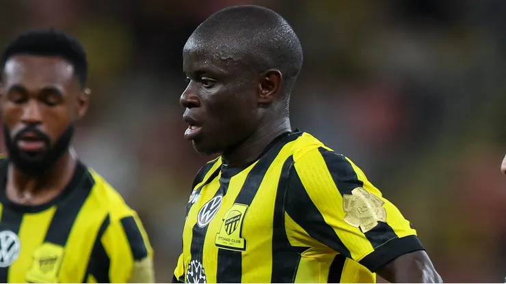 Kanté está de saída do Al-Ittihad. (Photo by Yasser Bakhsh/Getty Images)