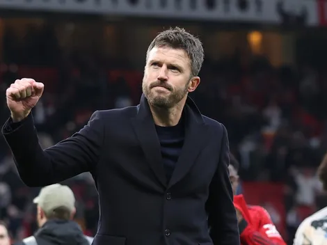 Carrick iguala marca de vitórias de Amorim no United