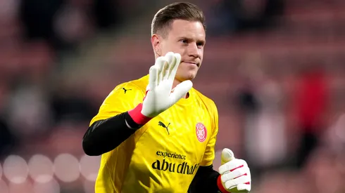 O goleiro Ter Stegen no Girona (Alex Caparros/Getty Images)