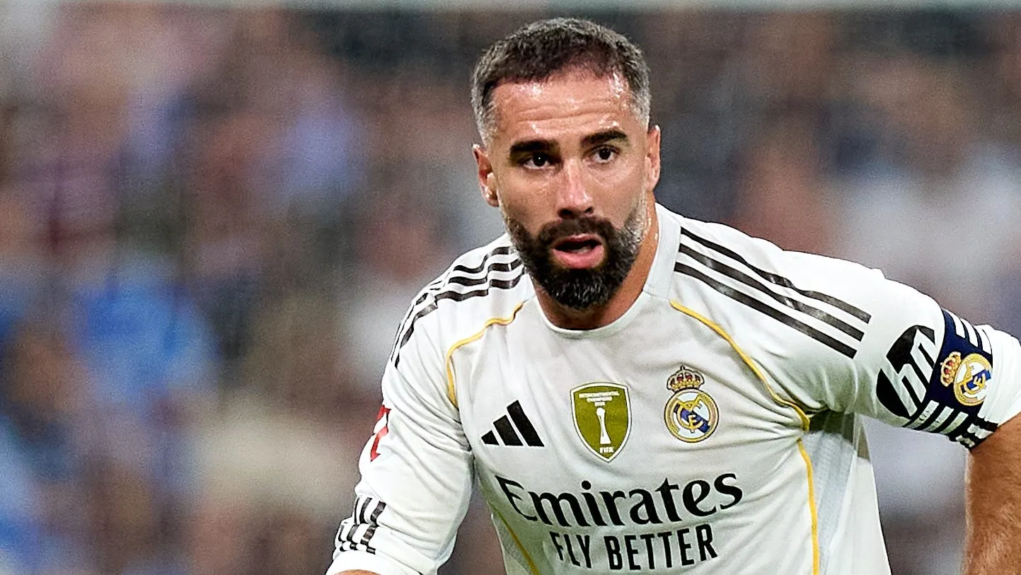 Carvajal em ação pelo Real Madrid.