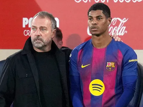 Hansi Flick abre o jogo sobre Marcus Rashford no Barcelona