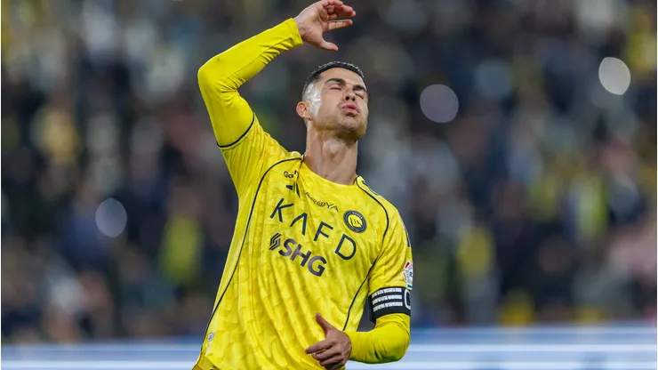 Cristiano Ronaldo se frustra no Al-Nassr e avalia saída. Foto: Abdullah Ahmed/Getty Images