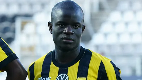 N'golo Kanté em partida do Al-Ittihad. (Photo by Gualter Fatia/Getty Images)