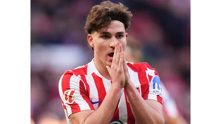Julian Álvarez durante partida do Atlético. (Photo by Angel Martinez/Getty Images)