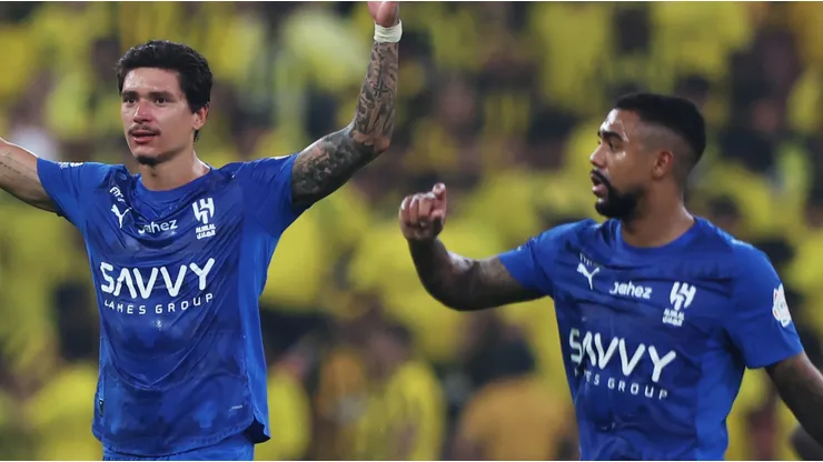 Darwin Nunez e Malcolm. (Photo by Yasser Bakhsh/Getty Images)