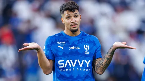 Marcos Leonardo, atacante do Al-Hilal. (Foto: Abdullah Ahmed/Getty Images)