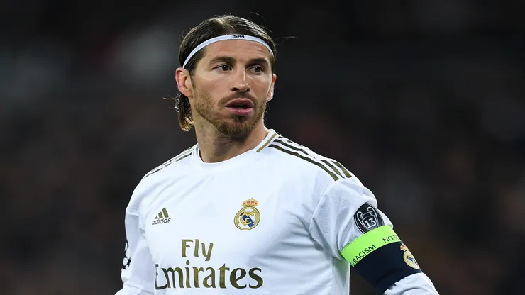 Sergio Ramos, em 2020, no Real Madrid - David Ramos/Getty Images
