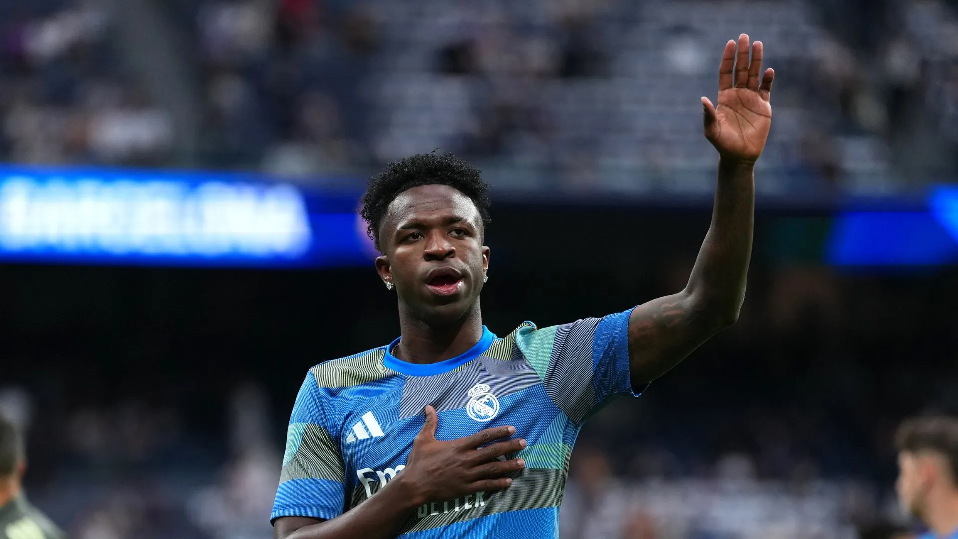Vinicius Júnior está em fim de contrato com o Real Madrid (foto: Angel Martínez/Getty Images)