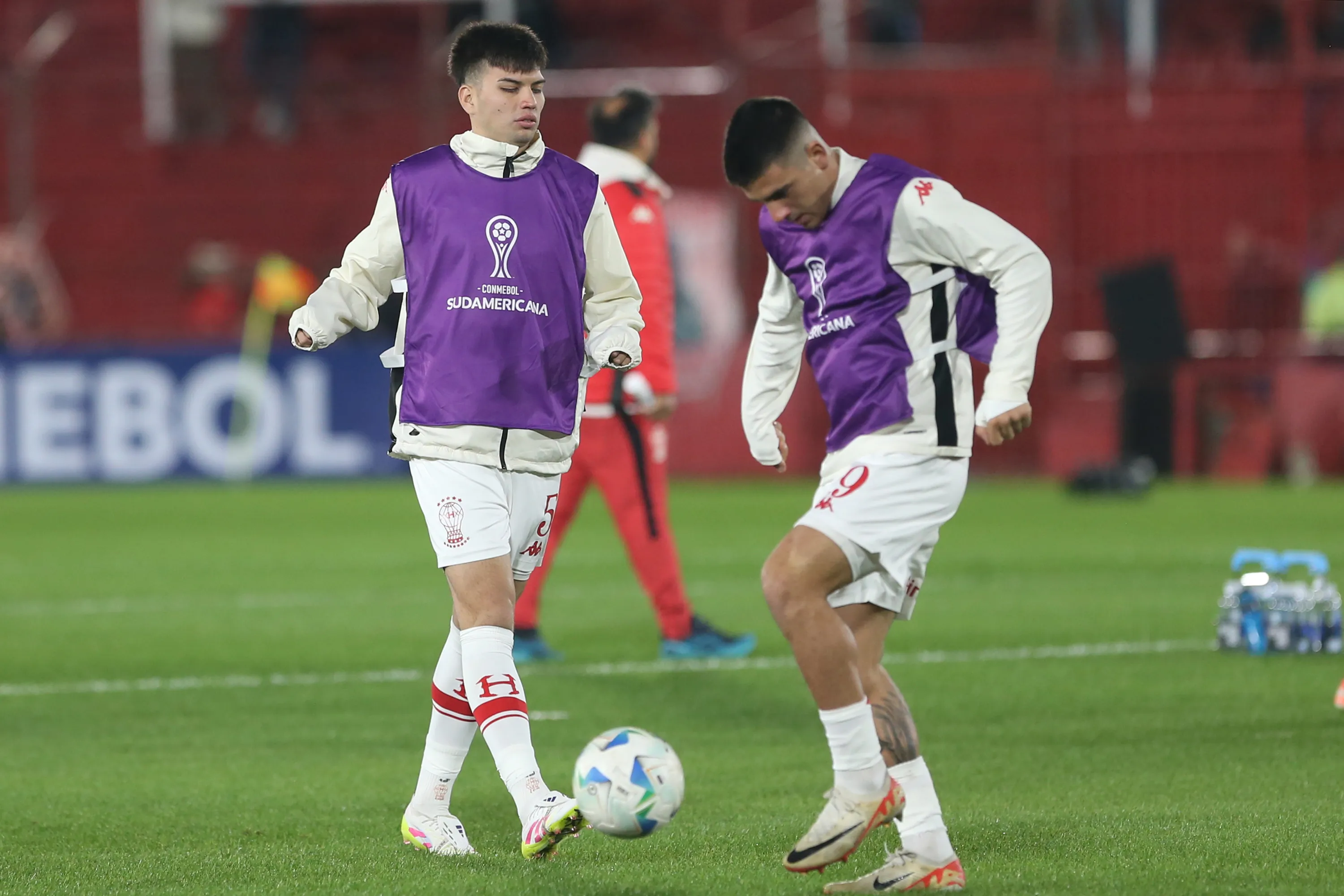 Pérez em treino do Huracán