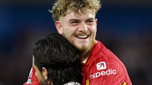 Harvey Elliott e Szoboszlai. (Photo by Mike Hewitt/Getty Images)
