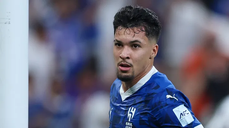 Marcos Leonardo em jogo do Al-Hilal. Foto: Yasser Bakhsh/Getty Images