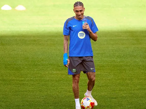 Raphinha perde treino e vira dúvida contra o Mallorca