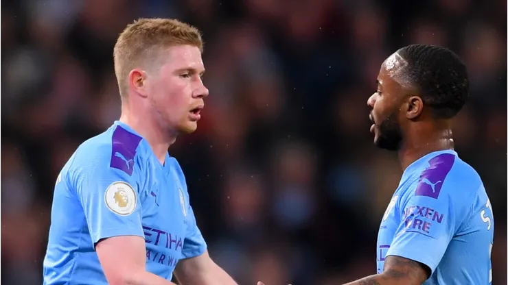 De Bruyne quer retomar parceria com Sterling. Foto: Laurence Griffiths/Getty Images