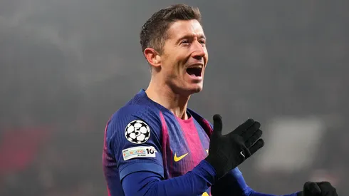 Robert Lewandowski pelo Barcelona. (Foto: Gabriel Kuchta/Getty Images)