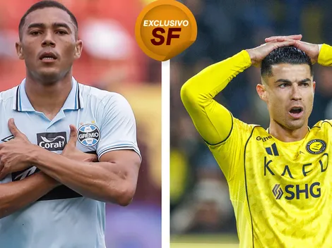 Exclusivo: Carlos Vinícius, do Grêmio, supera números de Cristiano Ronaldo