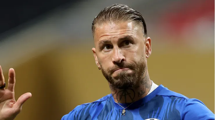 Sergio Ramos se aproxima do Olympique de Marseille. Foto: Alex Grimm/Getty Images
