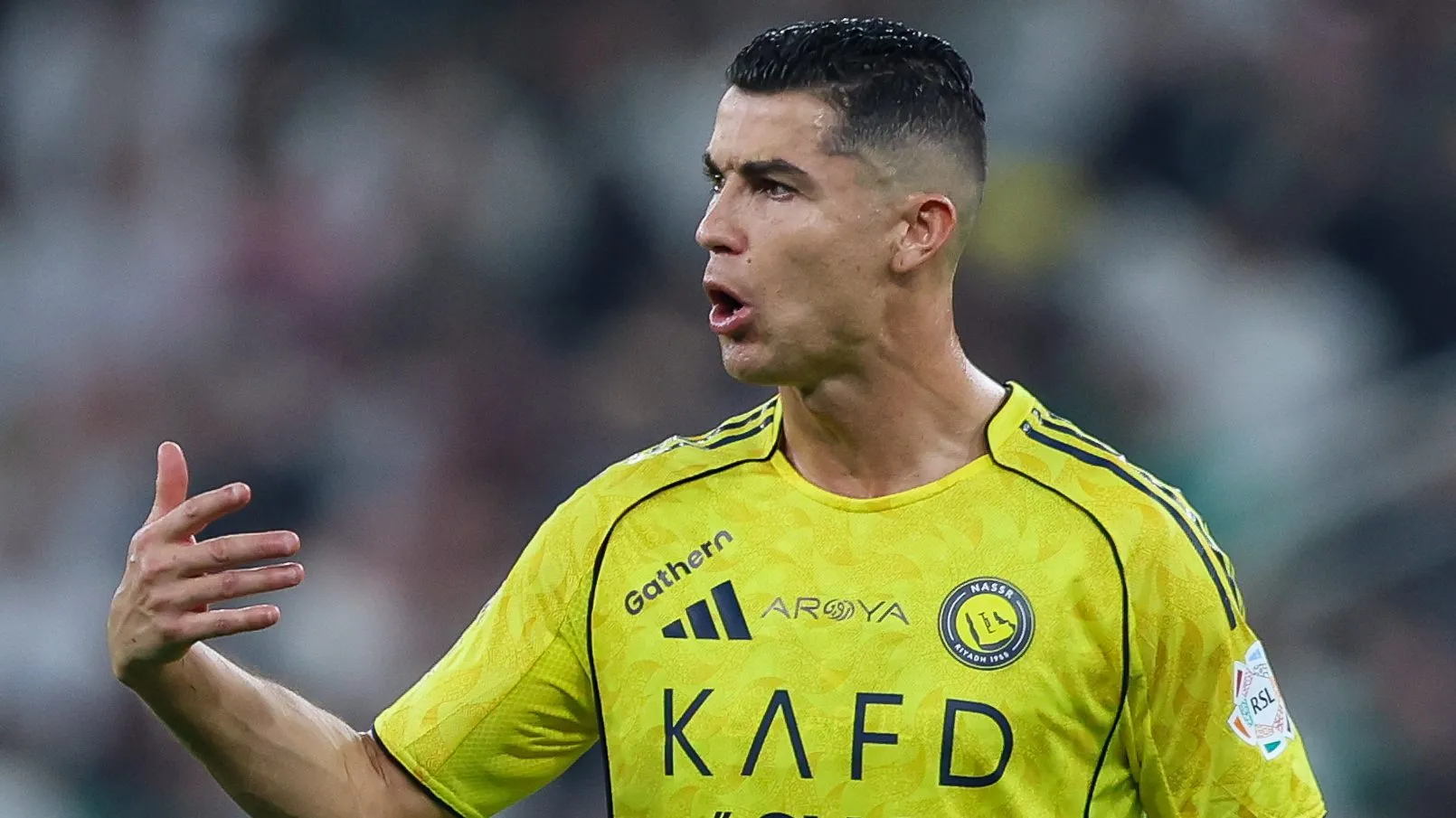 Cristiano Ronaldo em ação pelo Al-Nassr.