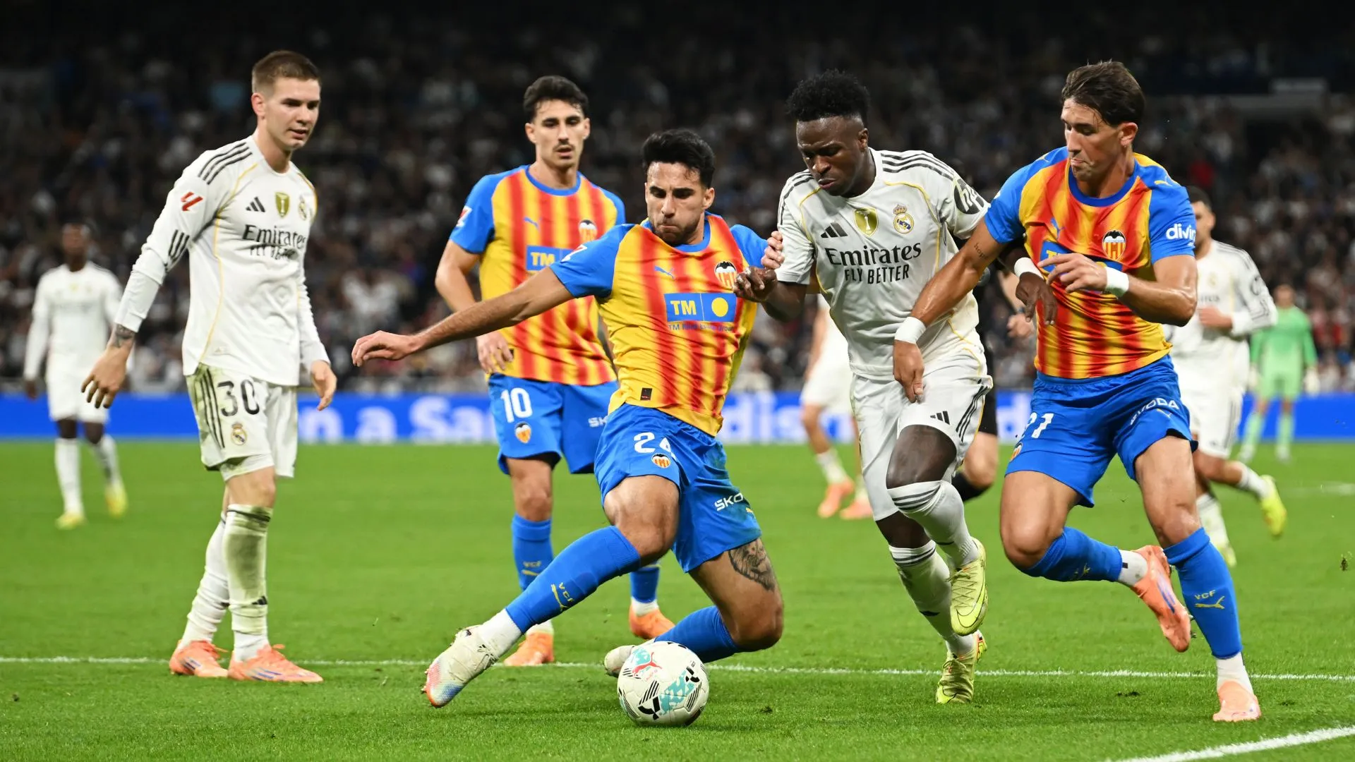 Real Madrid não terá Vinicius Júnior contra o Valencia (foto: Denis Doyle/Getty Images)