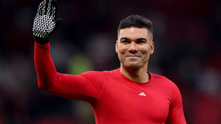 Casemiro é referência no Manchester United. Carl Recine/Getty Images.