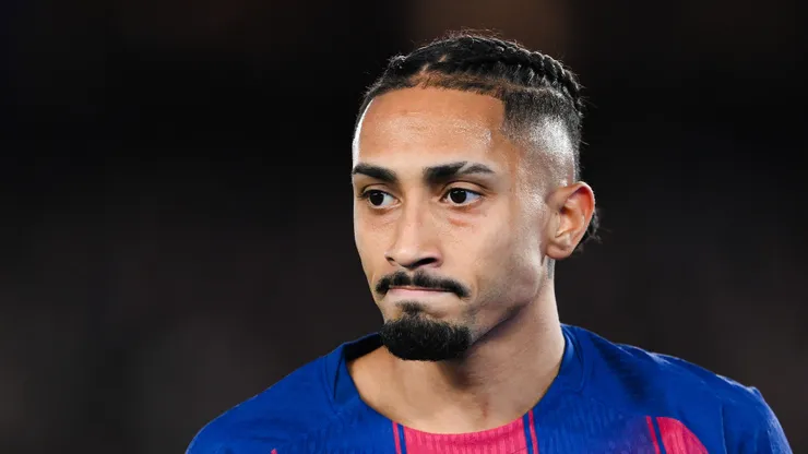 Raphinha em ação pelo Barcelona. Foto: David Ramos/Getty Images