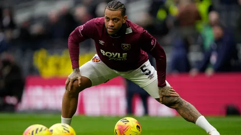 Tottenham Hotspur x West Ham United, Premier League. O defensor do West Ham United, Igor Julio (5), antes da partida da Premier League entre Tottenham Hotspur e West Ham United no Tottenham Hotspur Stadium, em Londres, Reino Unido, no dia 17 de janeiro de 2026. Foto: IMAGO / Pro Sports Images
