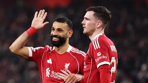 Liverpool deve ter Salah, Wirtz e Gakpo contra o Manchester City; Seis nomes são desfalques. (Foto: Justin Setterfield/Getty Images)
