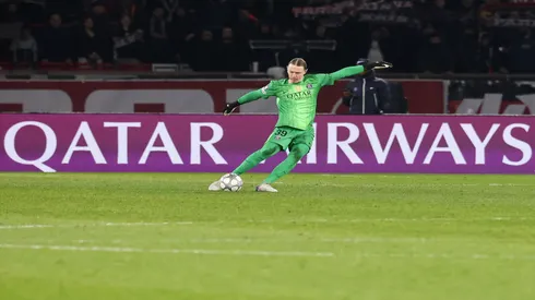 Safonov em partida da Champions League: PSG x Newcastle – Catherine Steenkeste/Getty Images
