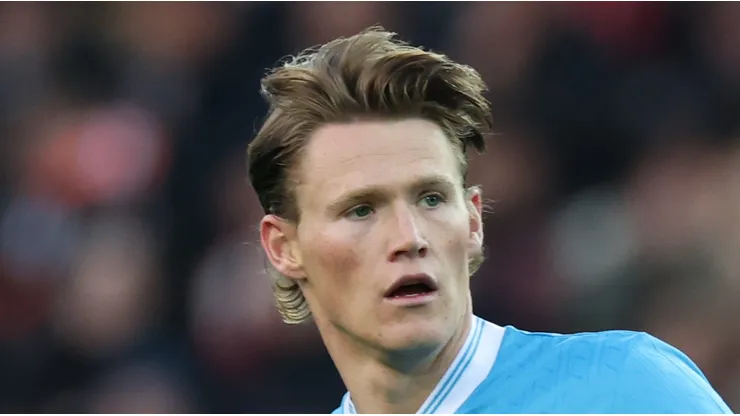 Napoli topa vender Scott McTominay por R$ 616 milhões para o Arsenal e Tottenham. (Photo by Timothy Rogers/Getty Images)