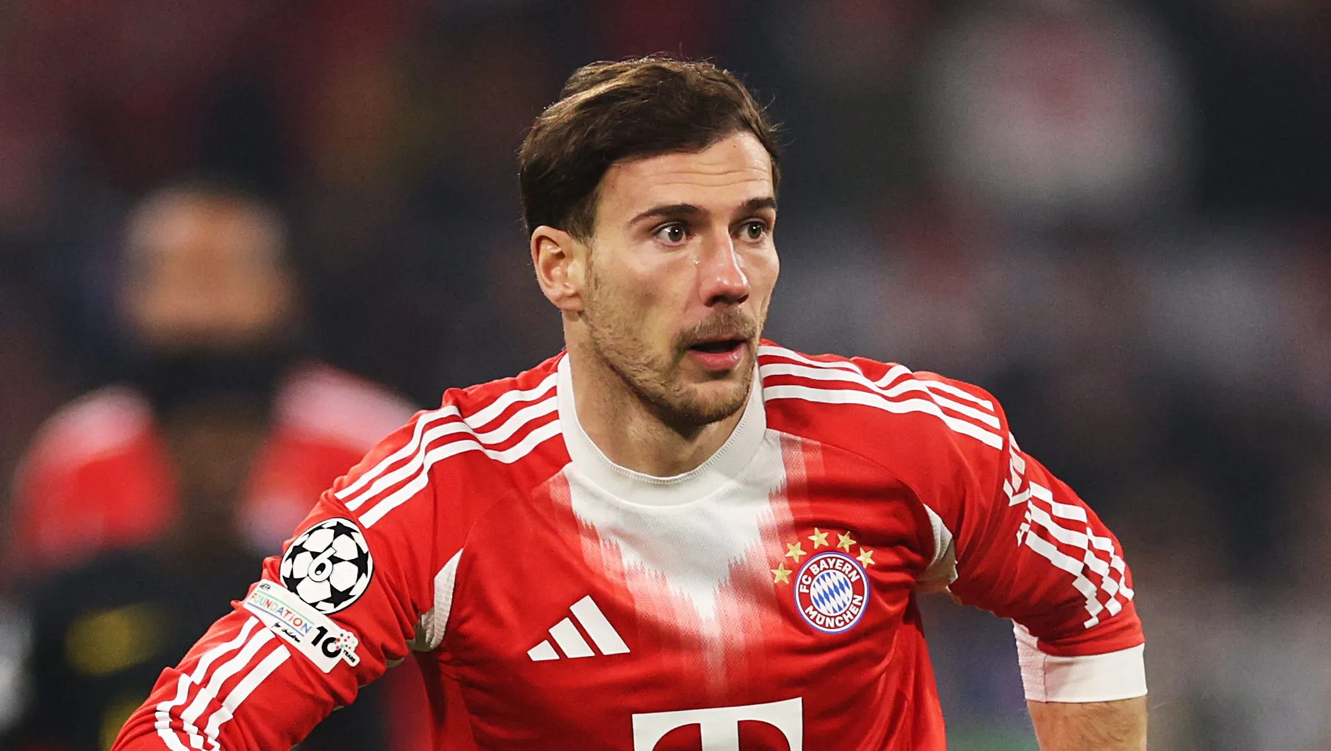 Goretzka em campo pelo Bayern de Munique