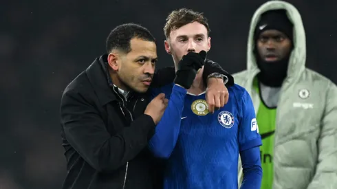 Liam Rosenior e Cole Palmer. (Photo by Clive Mason/Getty Images)
