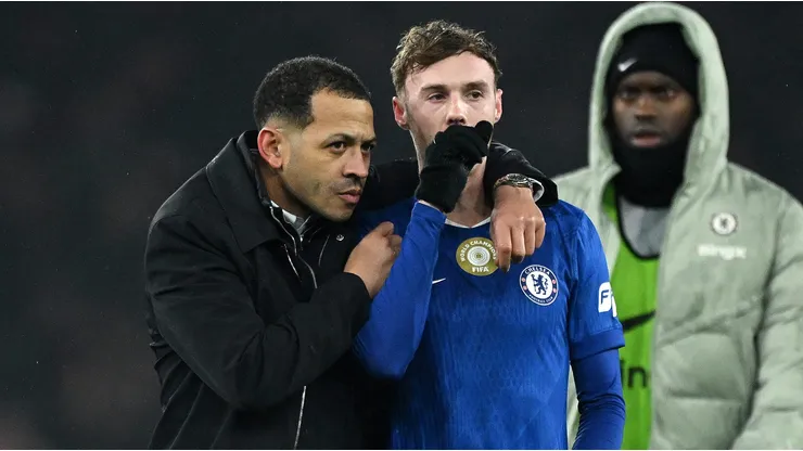 Liam Rosenior e Cole Palmer. (Photo by Clive Mason/Getty Images)