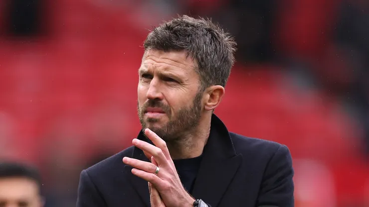 Manchester United analisa Michael Carrick como técnico permanente. (Photo by Carl Recine/Getty Images)
