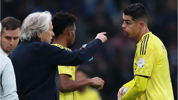 Jorge Jesus suspende conversas por renovação e aguarda definição de Cristiano Ronaldo. (Foto de Yasser Bakhsh/Getty Images)