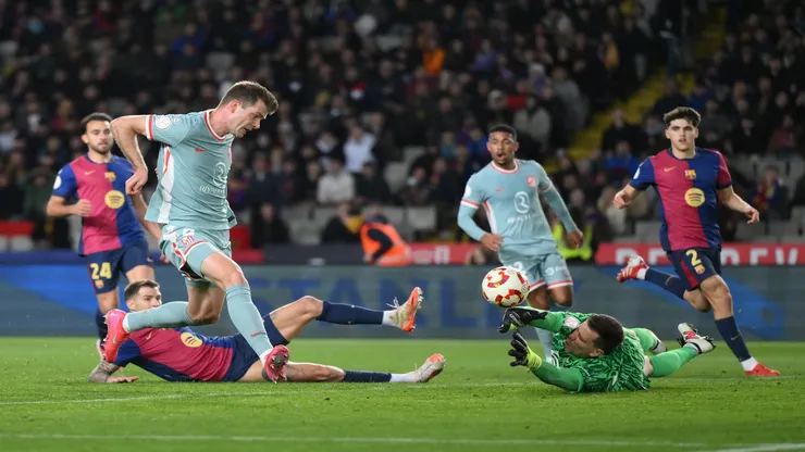 Barcelona e Atlético de Madrid na semi da Copa do Rei de 2025 - David Ramos/Getty Images