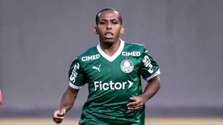 O atacante Sorriso em jogo do Palmeiras (Guilherme Veiga/Palmeiras)