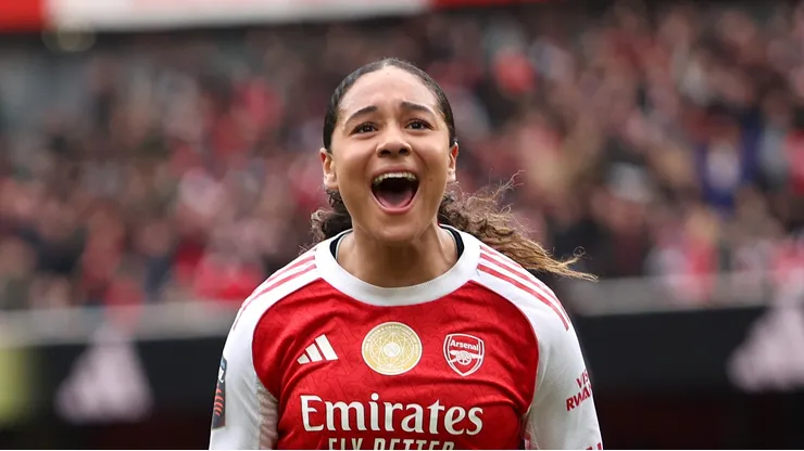 Olivia Smith, do Arsenal (Photo by Harry Murphy/Getty Images)