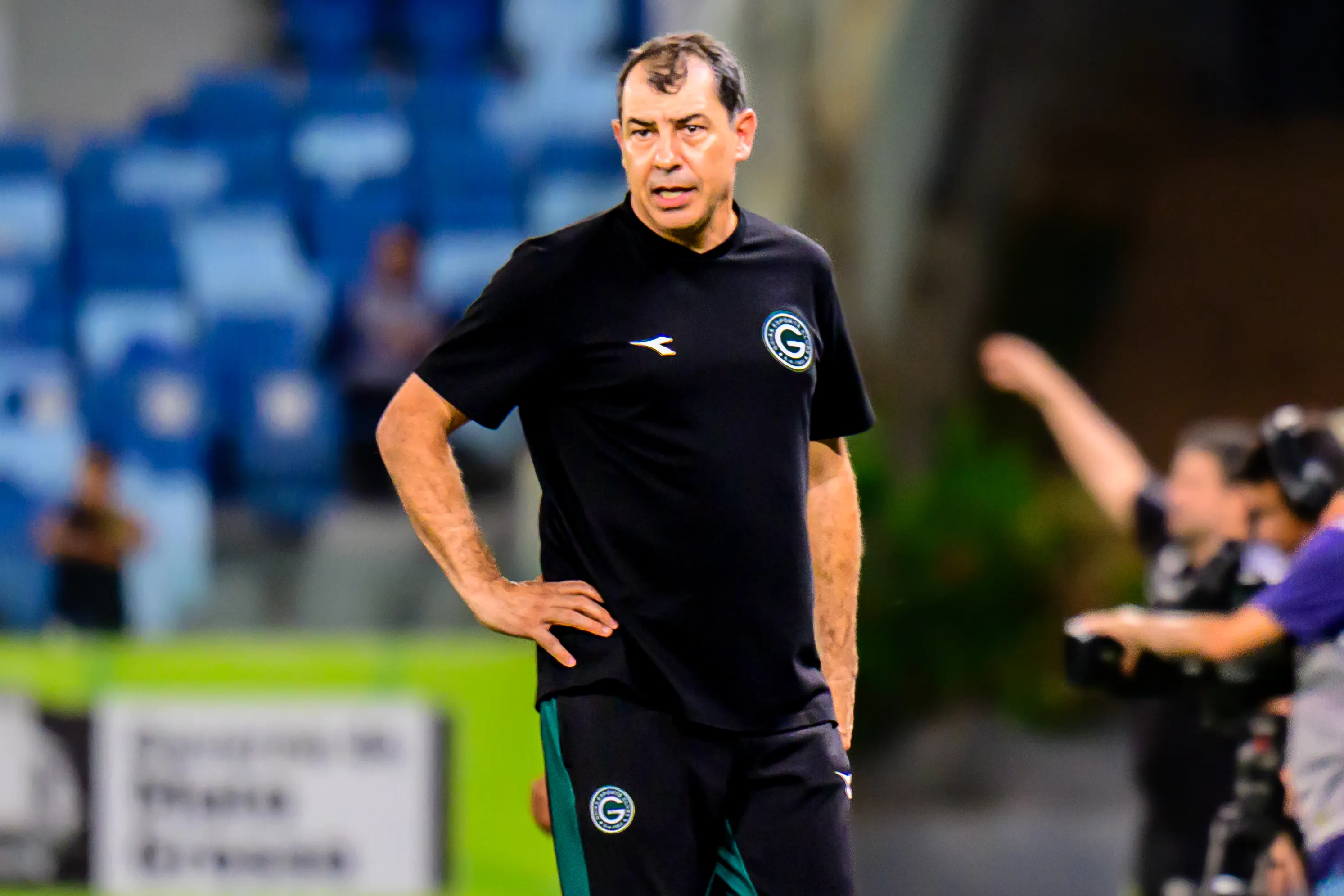 Fábio Carille no Goiás. Foto: Francisco Alves/AGIF