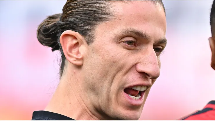 Filipe Luis, técnico do Flamengo. (Photo by Rodrigo Valle/Getty Images)