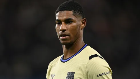 Marcus Rashford em jogo do Barcelona. (Foto: Mike Hewitt/Getty Images)
