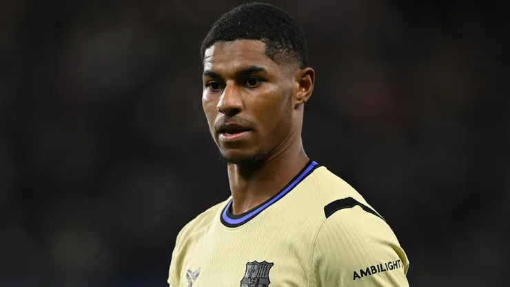 Marcus Rashford em campo pelo Barcelona. (Foto: Mike Hewitt/Getty Images)