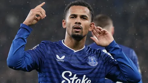 Iliman Ndiaye, do Everton, é um alvo do Manchester United. IMAGO / Sportimage
