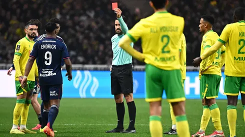 Comissão de Disciplina da LFP converte cartão vermelho de Endrick em amarelo. Direitos Autorais Pierre Lahalle.
